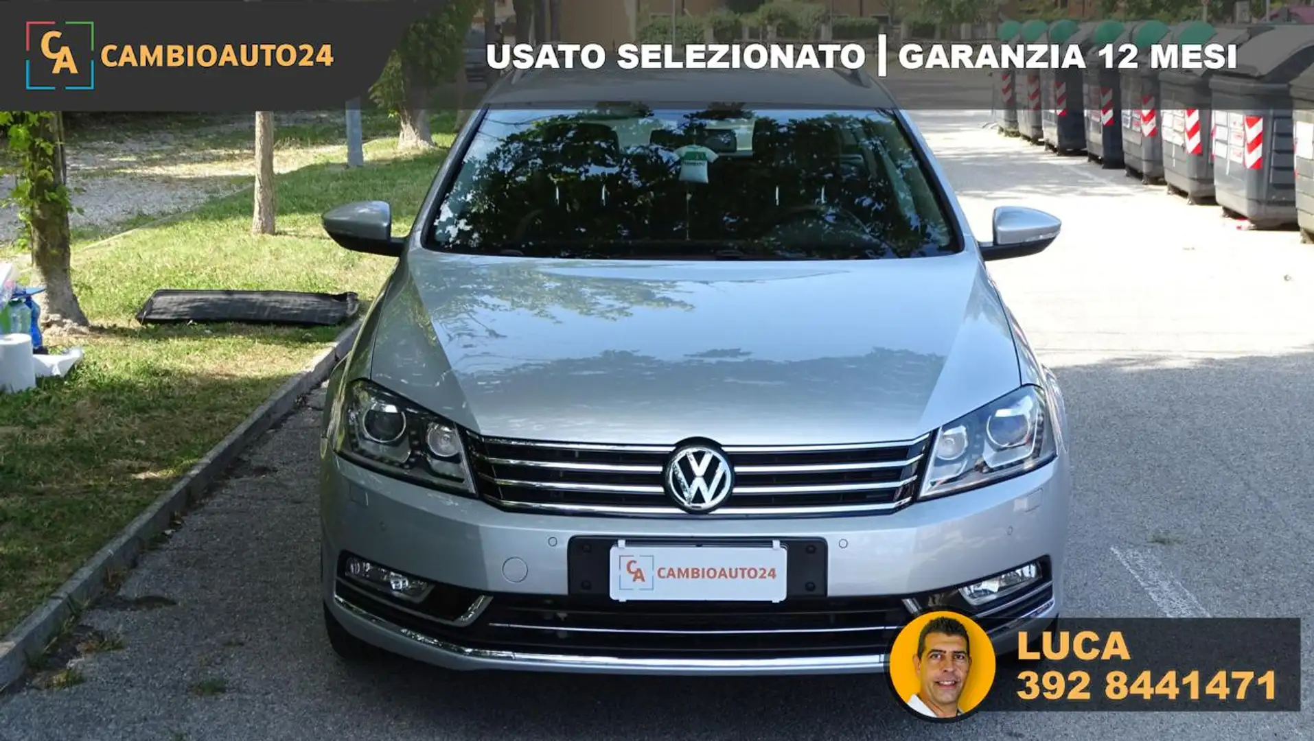 Volkswagen Passat Var. 2.0 TDI 140 cv, DSG High. BM.Tech., Garanzia. Gris - 1