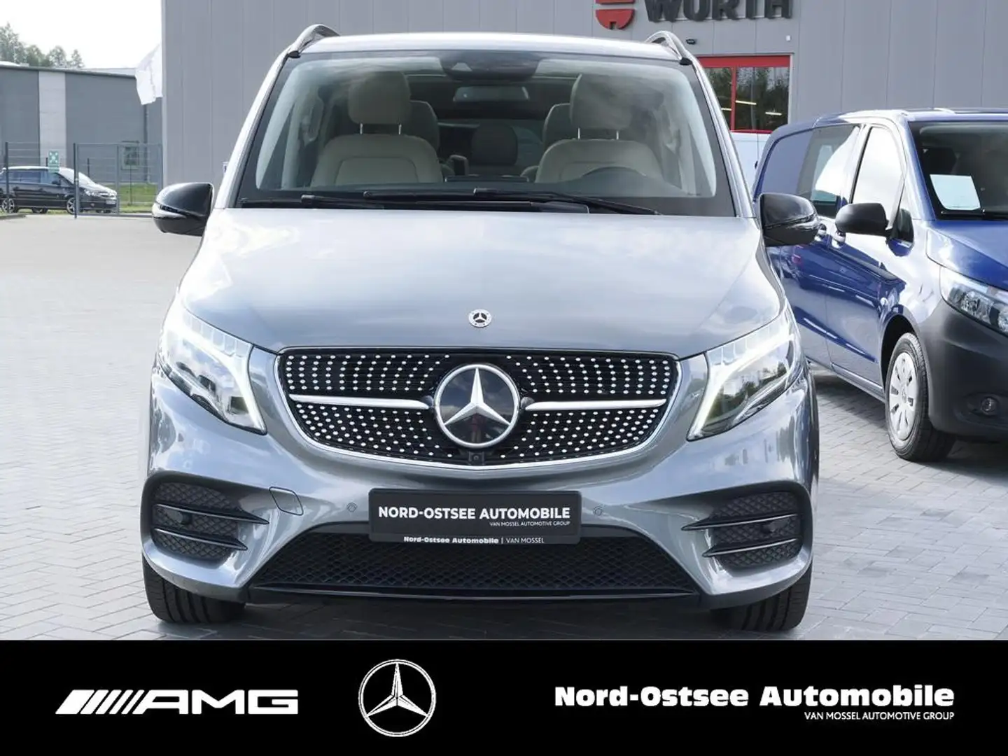 Mercedes-Benz V 300 EXCLUSIVE EDITION AMG 4MATIC PANO AHK 360° Gris - 2