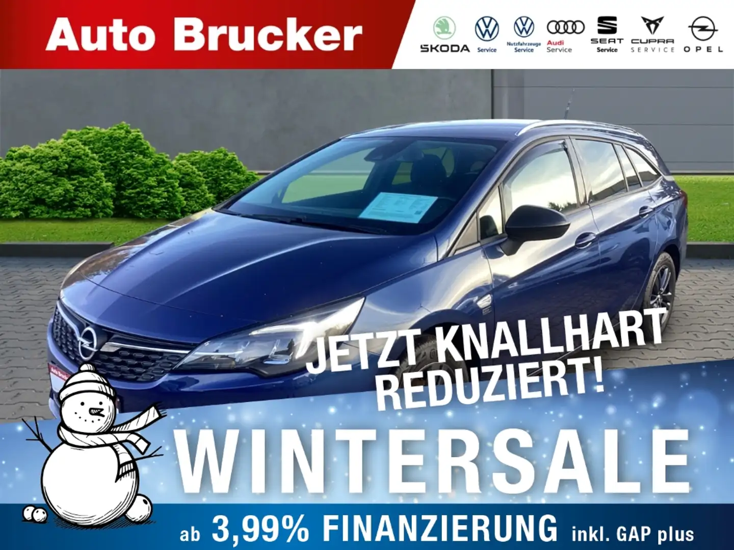 Opel Astra K Sports Tourer Opel 2020 1.2 Turbo+Klimaautomatik Blau - 1