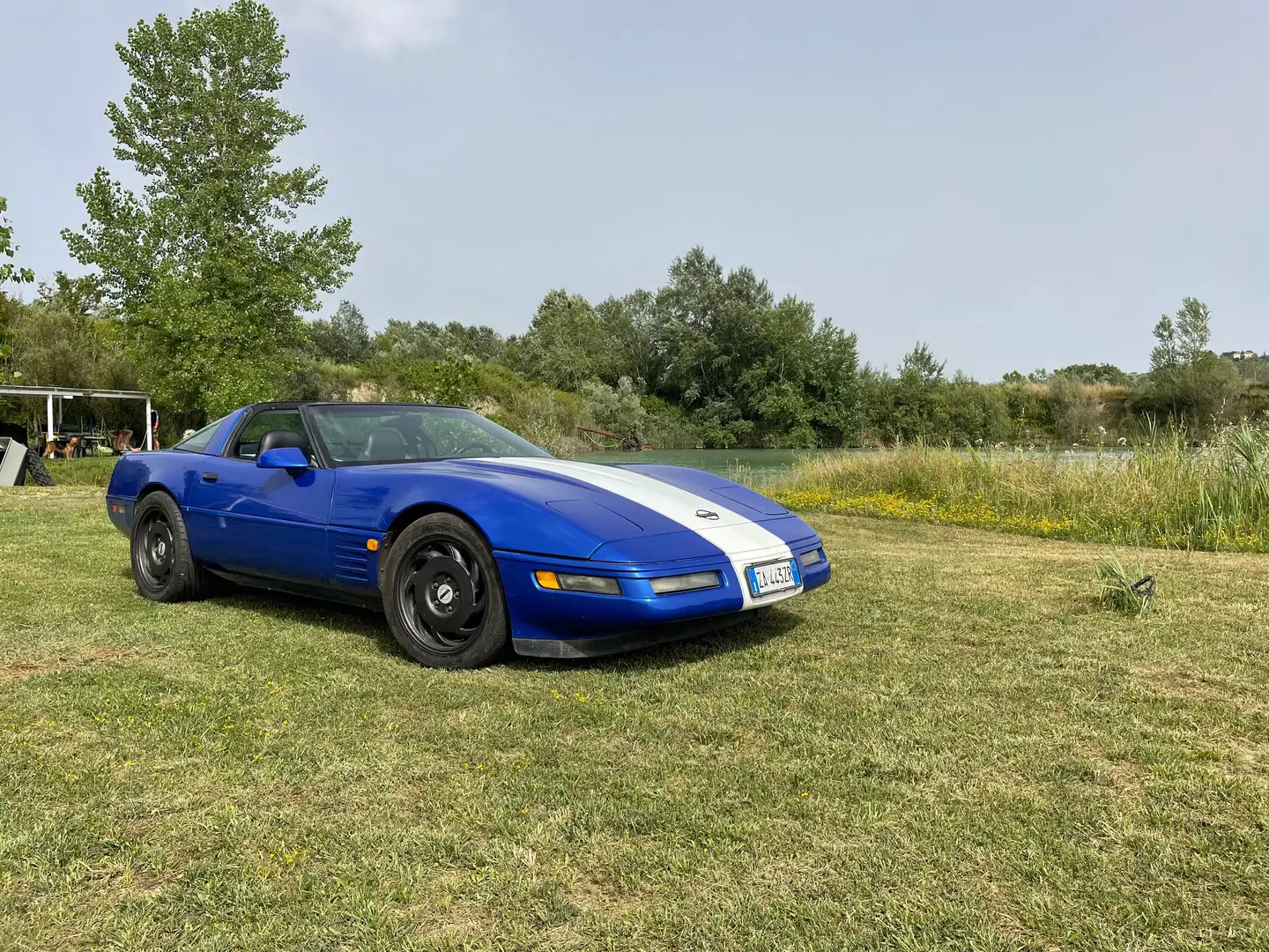 Corvette C4 Grand Sport Bleu - 1