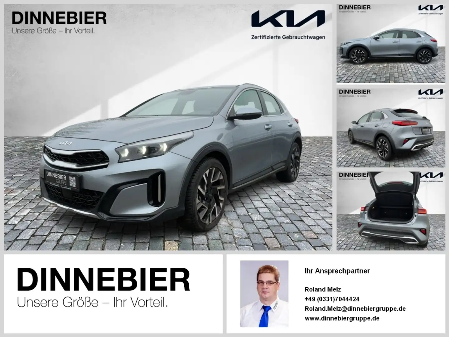 Kia XCeed 1.5T Spirit  LED+Kamera+Navigation+SHZ Silber - 1