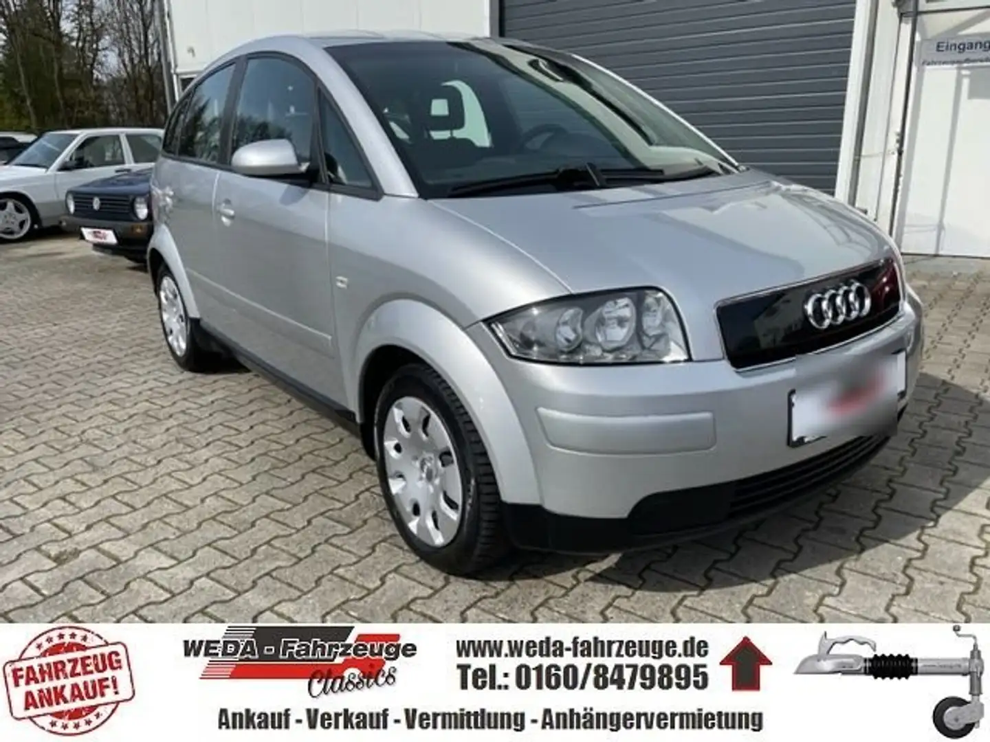 Audi A2 1.4 - TÜV/AU NEU - Inspektion NEU Silber - 1