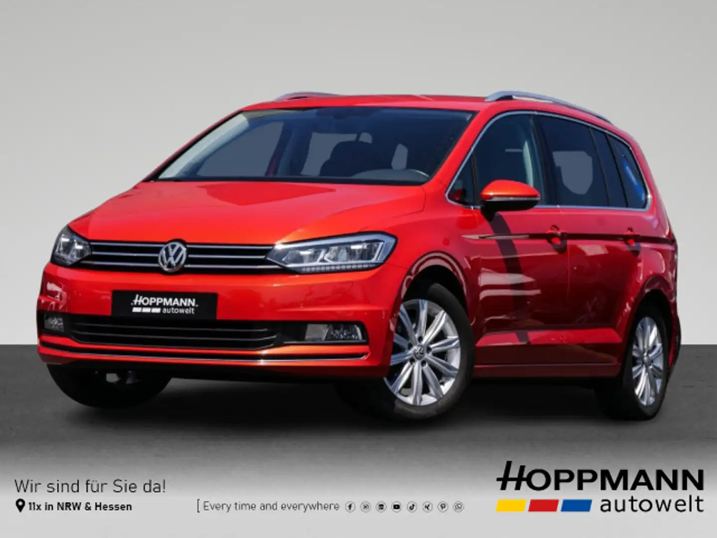 Volkswagen Touran 1.4 TSI Highline AHK ACC LED Oranje - 1