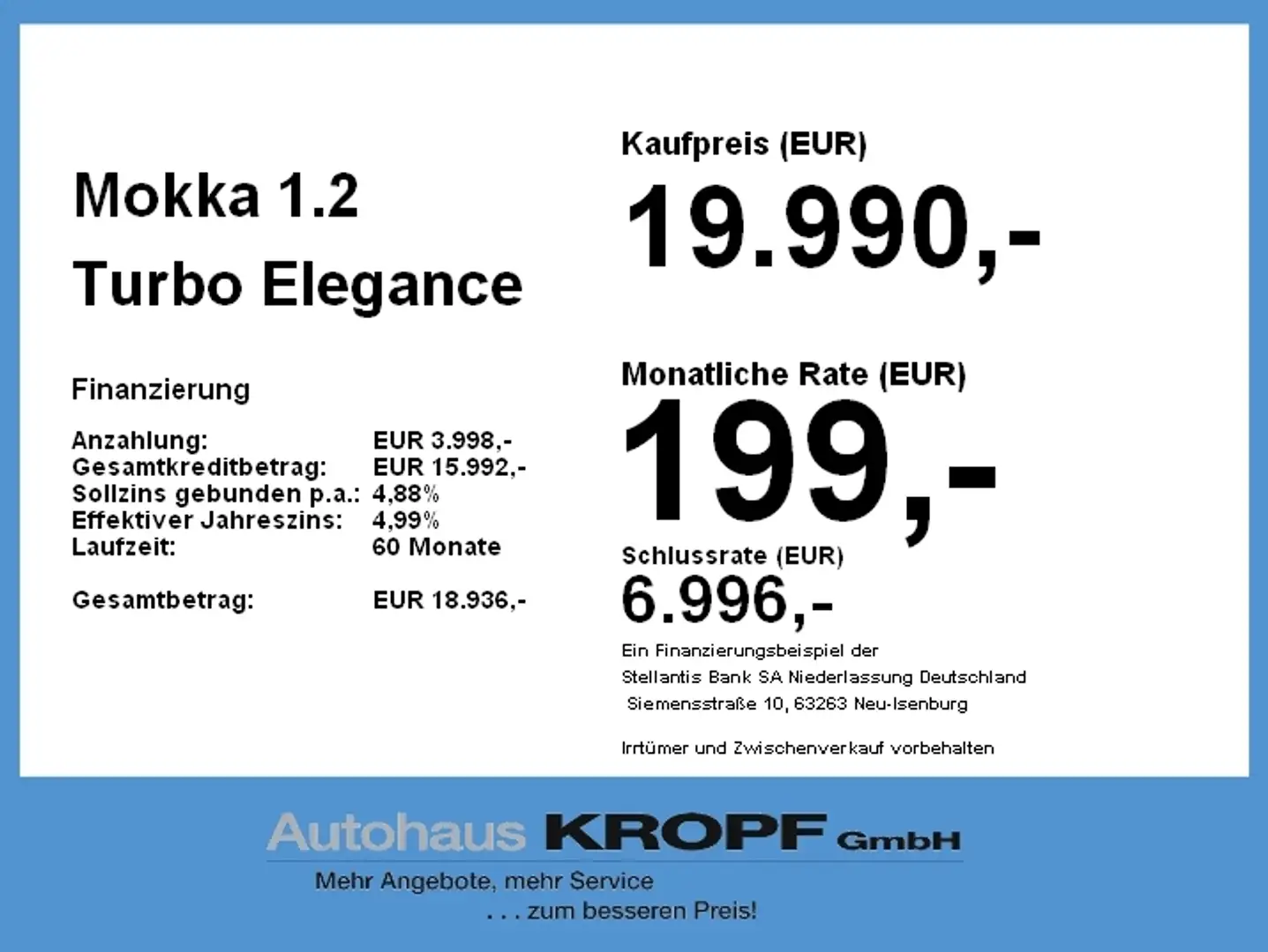 Opel Mokka 1.2 Turbo Elegance ACC+LED+Navi+SHZ+Kam. Azul - 2