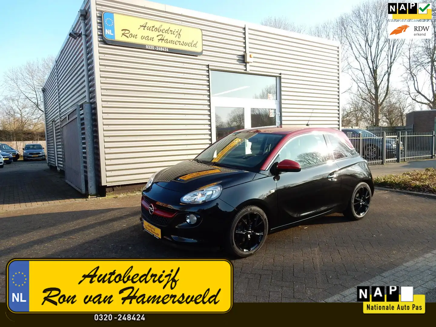 Opel Adam 1.4 *1/2 LEDER*CARPLAY*NAVI*CR CONTR* Noir - 1