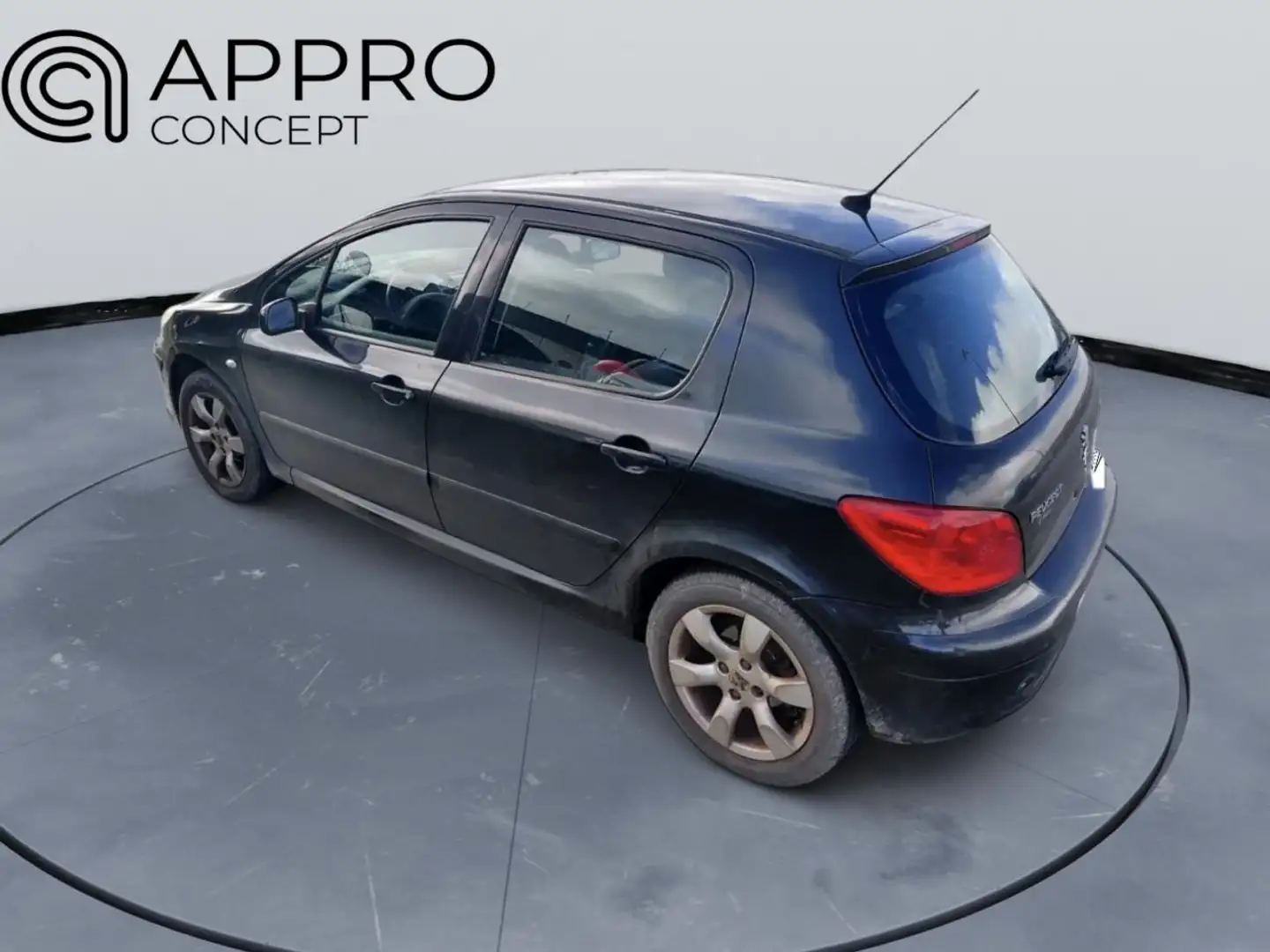 Peugeot 307 1.6 HDi 16V - 90  BERLINE Confort Pack PHASE 2 Noir - 2