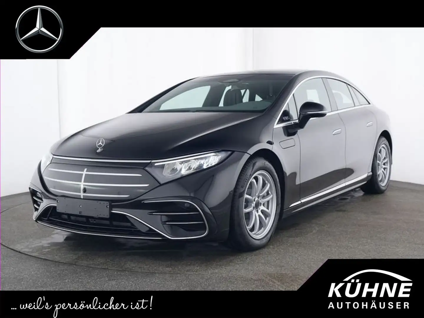Mercedes-Benz EQS 350 AMG+Hyper+Fondsitz+Mopf+Face+NeuesModel Schwarz - 1