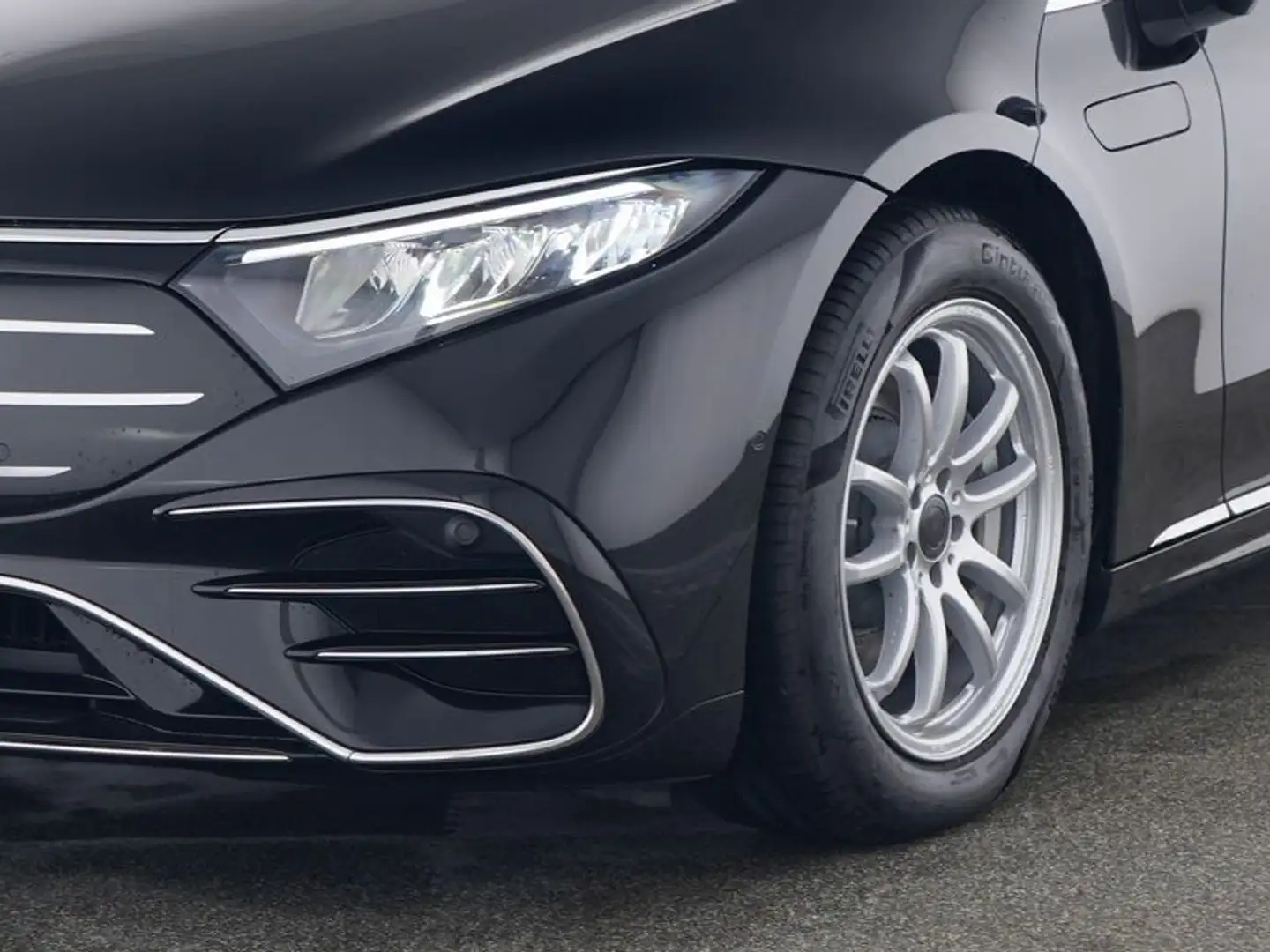 Mercedes-Benz EQS 350 AMG+Hyper+Fondsitz+Mopf+Face+NeuesModel Schwarz - 2