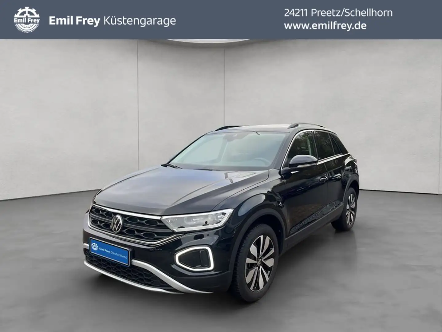 Volkswagen T-Roc 1.0 TSI Move ACC Navi SHZ LED-Plus Noir - 1