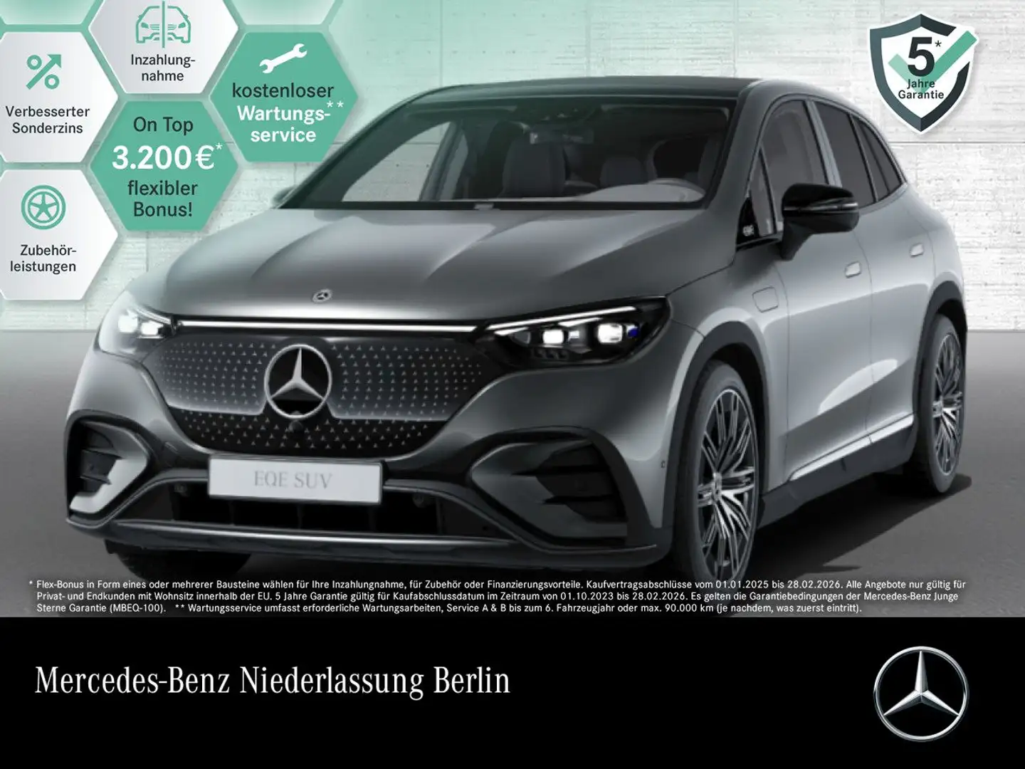 Mercedes-Benz EQE 350 AMG+NIGHT+PANO+360+BURMESTER+KEYLESS Grau - 1