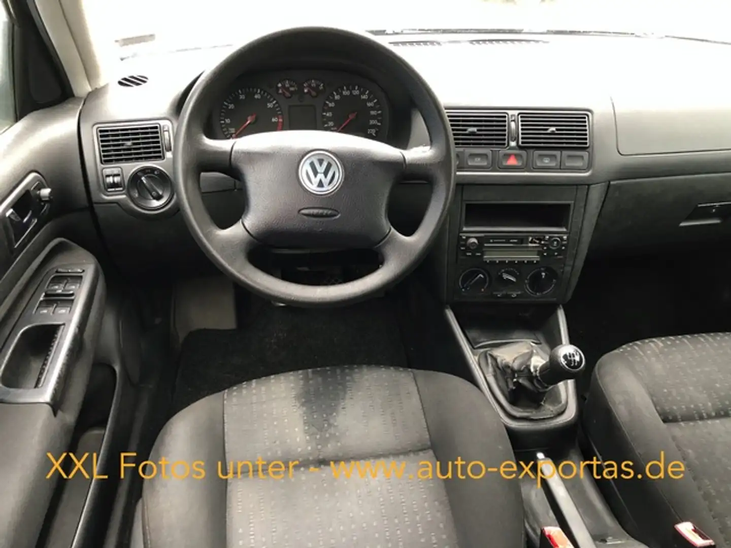 Volkswagen Golf IV Champ Klima 4Tür,4el.F,8 fach bereift Schwarz - 2