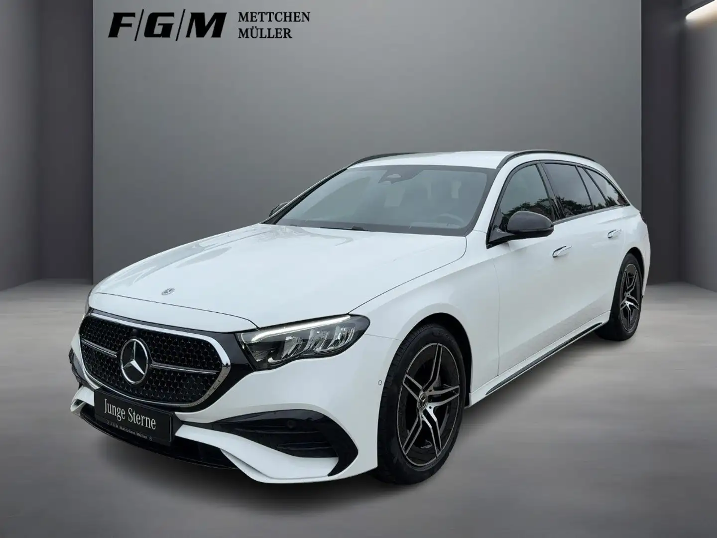 Mercedes-Benz E 220 d AMG AHK|KeyGo|TWA|Night|Distronic|AHK Blanc - 1