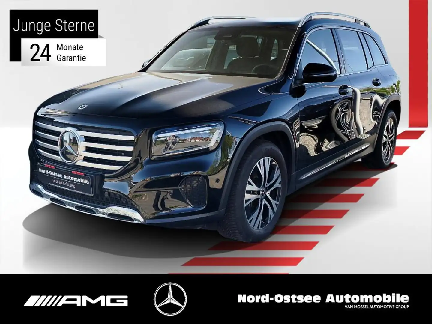 Mercedes-Benz GLB 200 d PROGRESSIVE KAMERA DISTRONIC NAVI AHK LED Nero - 1