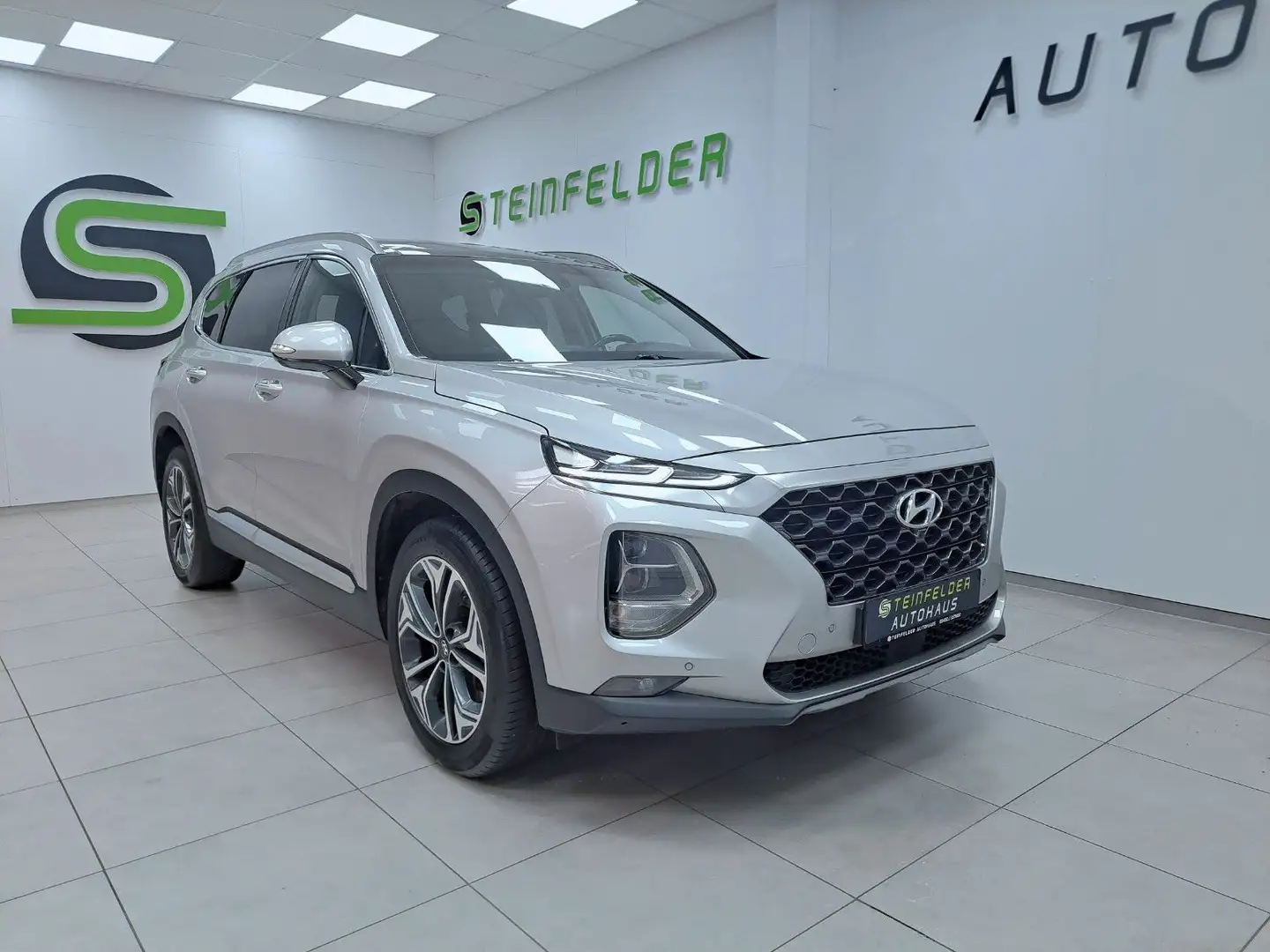 Hyundai SANTA FE Premium 4WD / PANORAMA / 360° / MEMORY Silber - 1