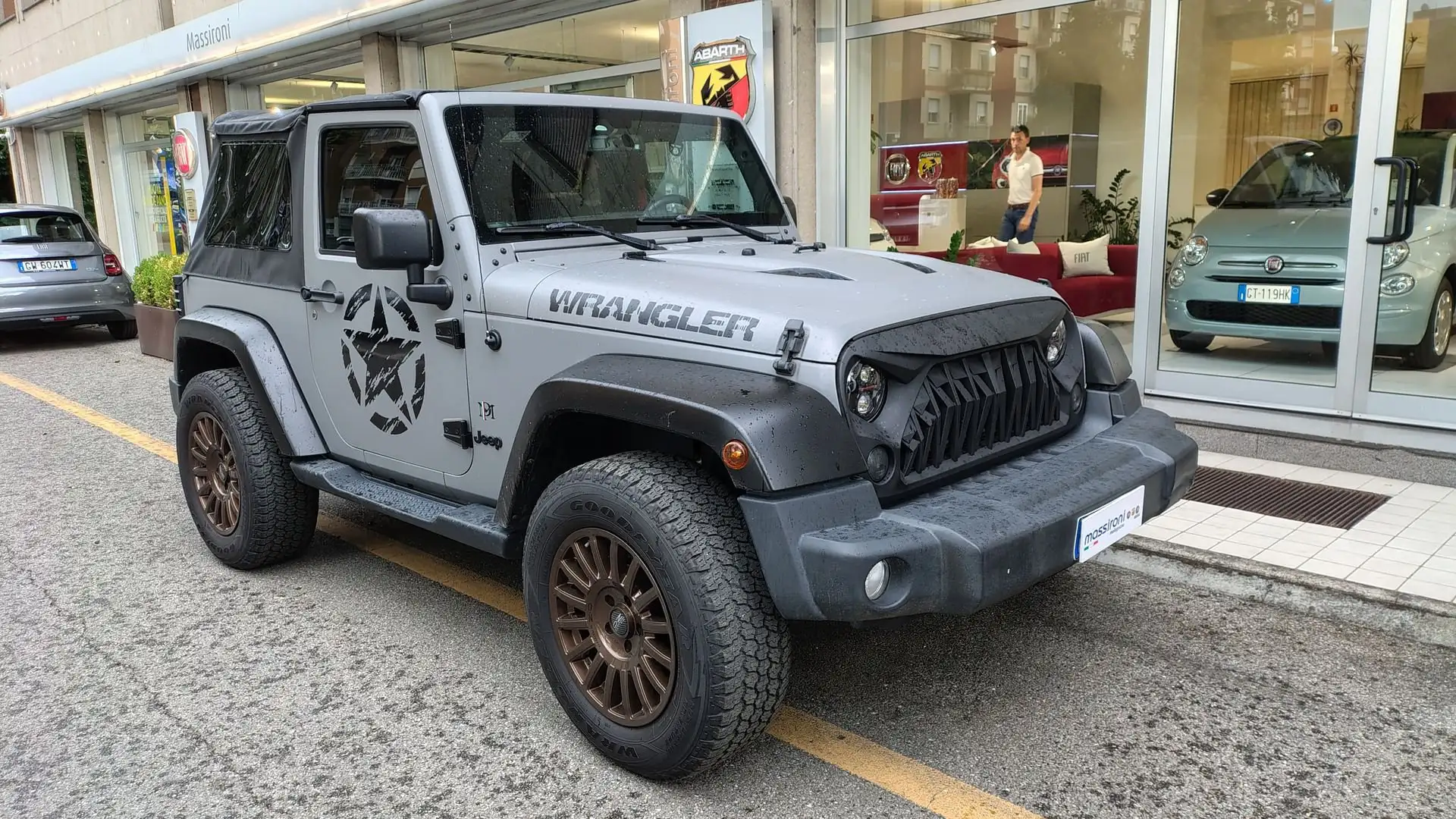 Jeep Wrangler Unlimited 2.8 crd 75th Anniversary auto Rosso - 2