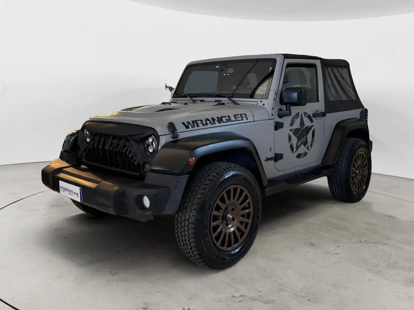Jeep Wrangler Unlimited 2.8 crd 75th Anniversary auto Rouge - 1