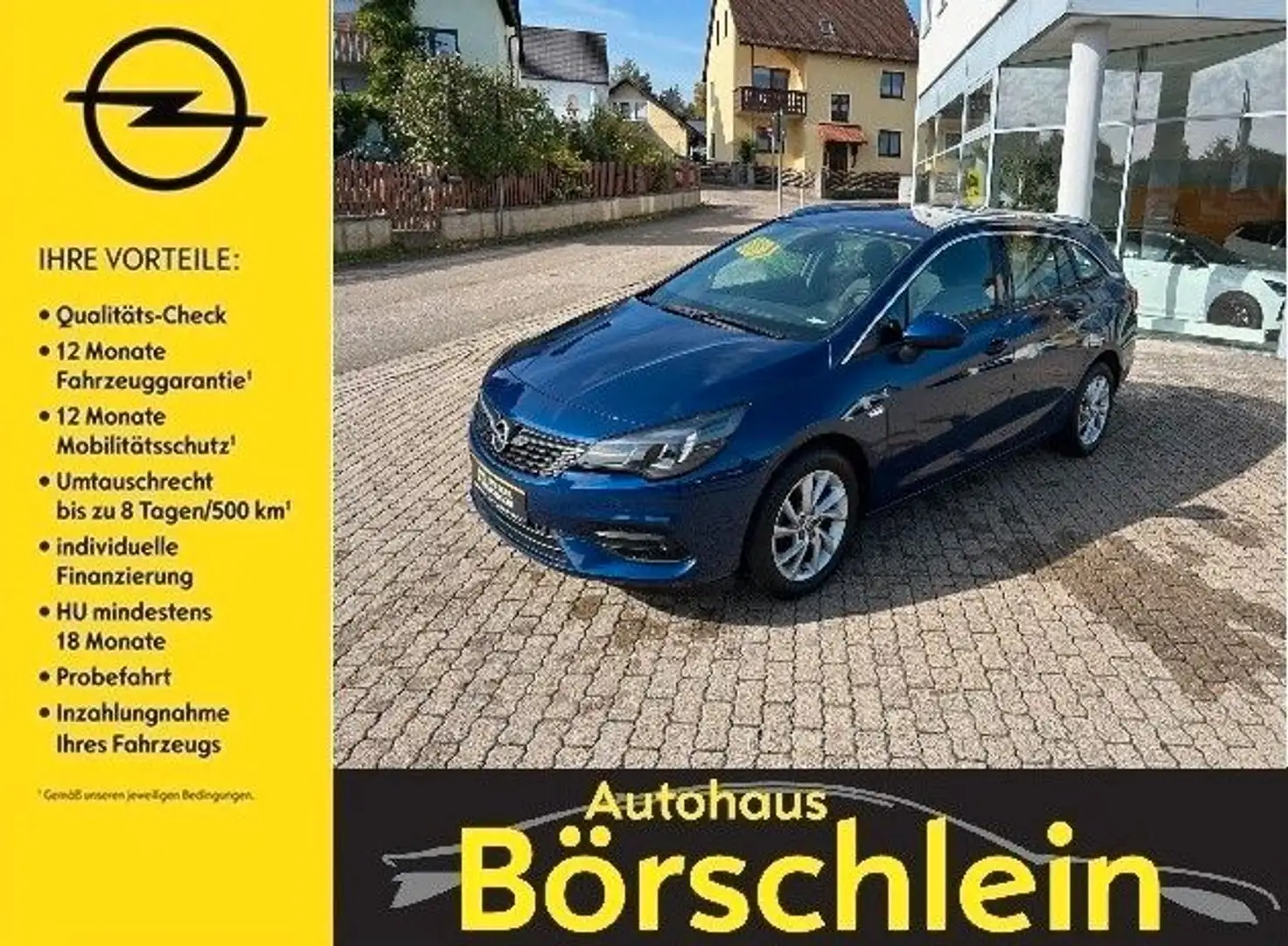 Opel Astra -K ST Elegance 1.2T/145 PS, Kamera SHZ DAB+ Blau - 1