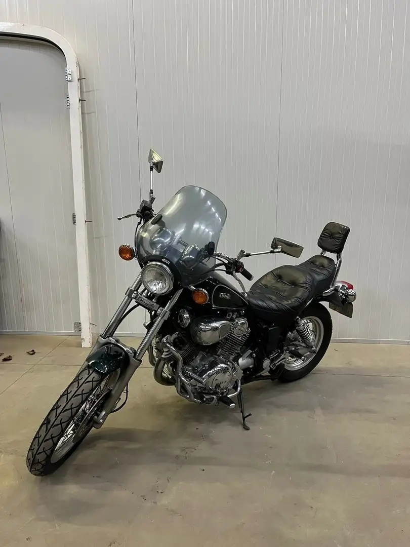 Yamaha XV 750 classic Blauw - 2