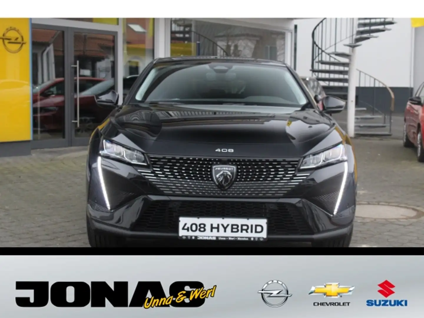 Peugeot 408 Allure 1.2 HYBRID AHK, R-Kamera 360, Sitzheizung Schwarz - 2