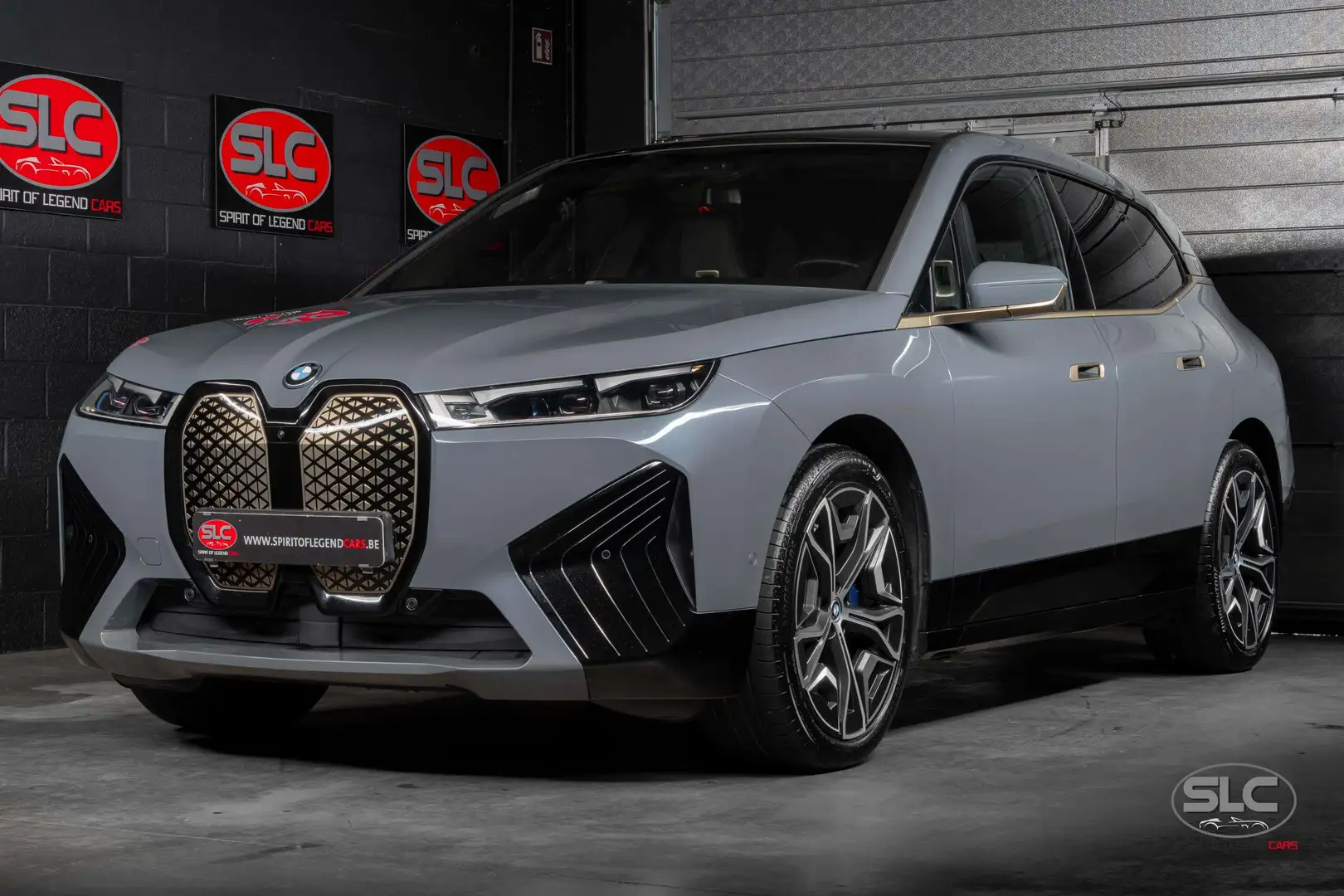BMW iX xDrive50 M Pack Pano/B\u0026O/Laser/Two-axle air Gris - 1