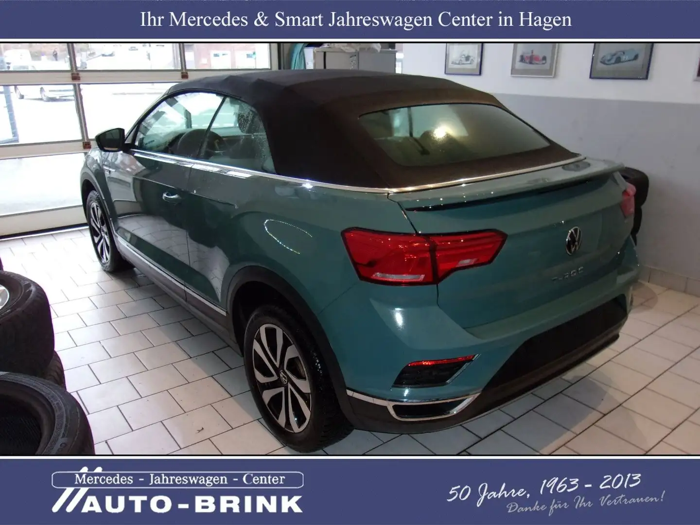 Volkswagen T-Roc Cabrio Active Navi/APP/PTS/11tkm/1.Hand Grün - 1
