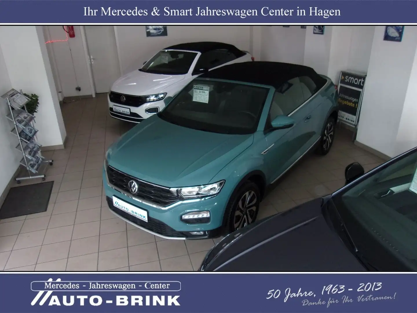 Volkswagen T-Roc Cabrio Active Navi/APP/PTS/11tkm/1.Hand Grün - 2