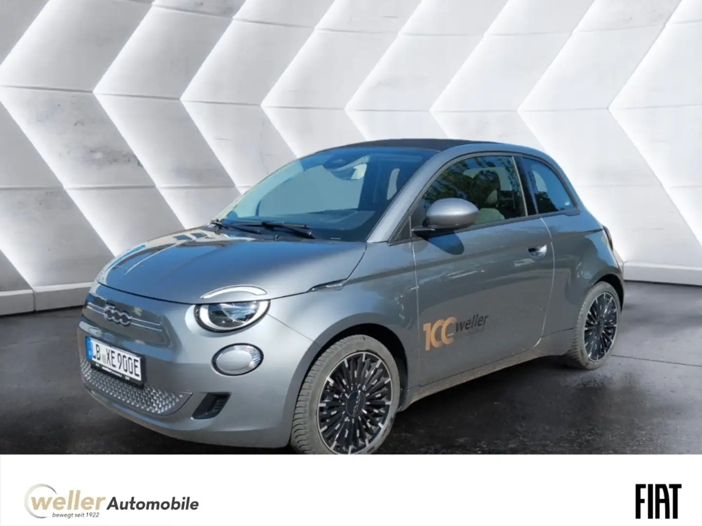 Fiat 500e Icon 42 Kwh Rückfahrkamera Navi Sitzheizung Klimaa Grau - 1