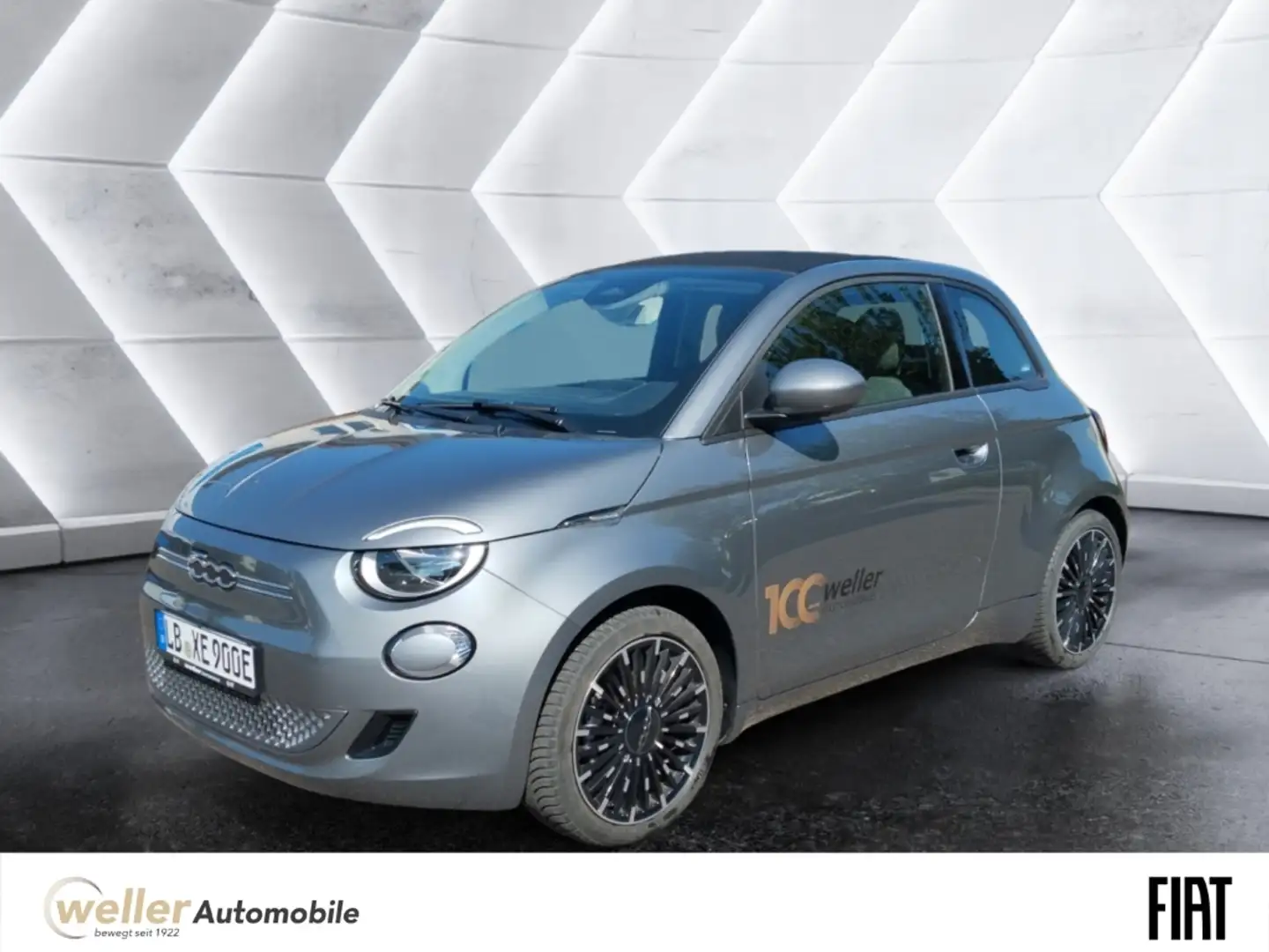 Fiat 500e Icon 42 Kwh Rückfahrkamera Navi Sitzheizung Klimaa Grau - 1