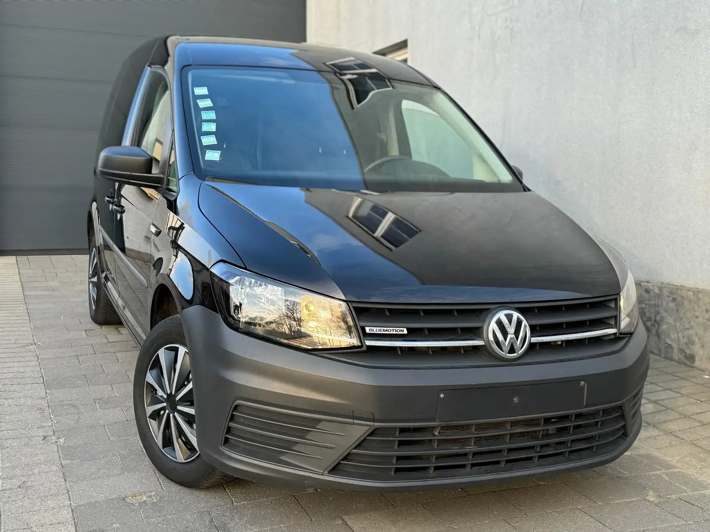 Volkswagen Caddy Caddy 1.4 BiFuel TGI Trendline lichte vracht Zwart - 1