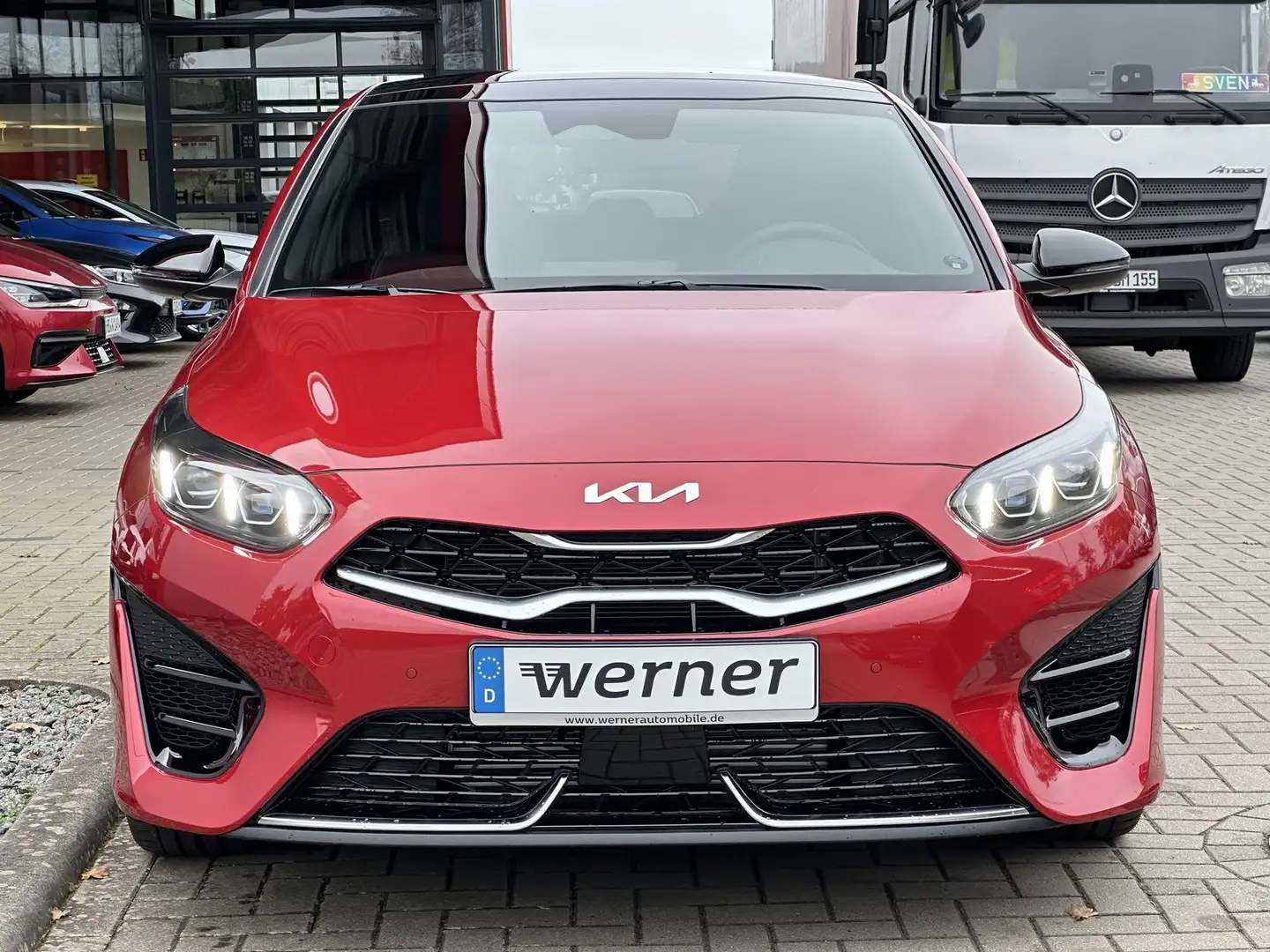 Kia Ceed 1.5 T GT-Line DCT TEC LEDER GD 18Z SPORTABG Rosso - 2