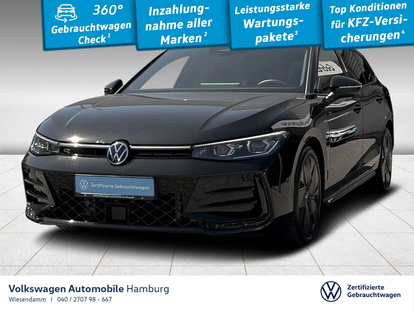 Volkswagen Passat Variant Passat R-Line 2.0 TDI DSG 4M PANO/LED/HUD Schwarz - 1