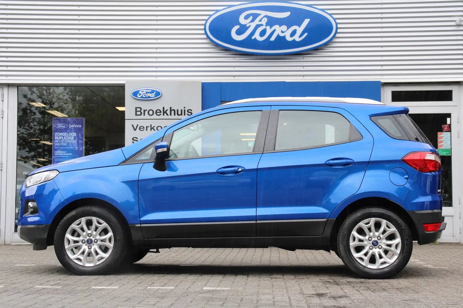 Ford EcoSport 1.0 EcoBoost Titanium | ORIGINEEL NL! | DEALER OH! Blauw - 2