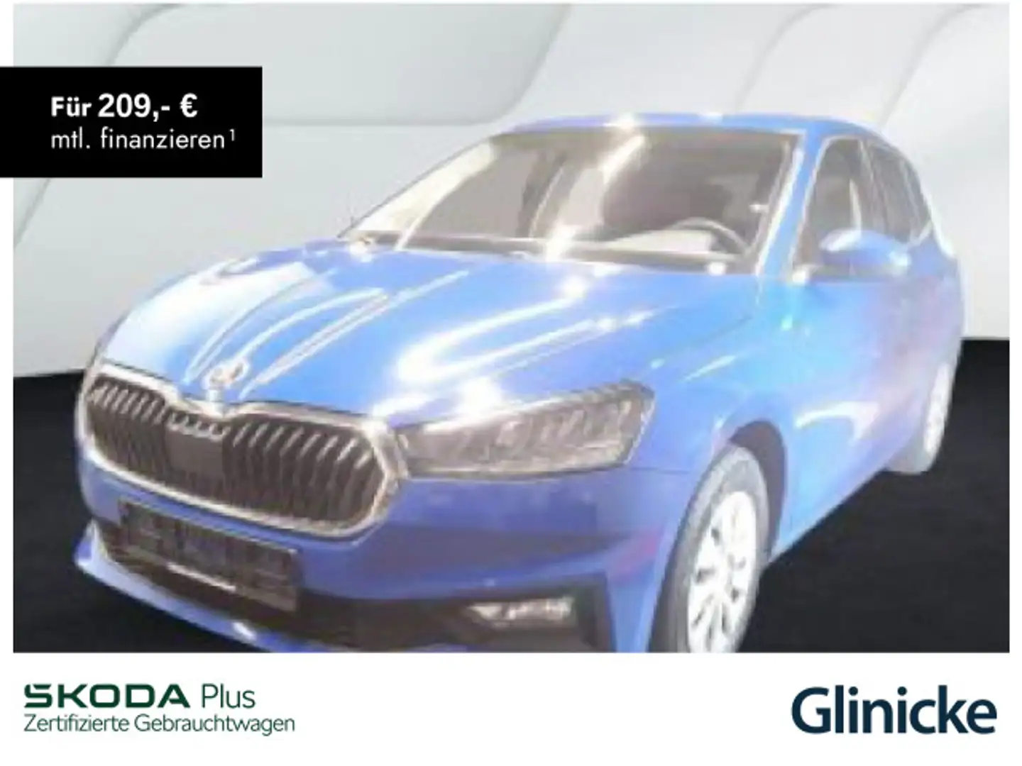Skoda Fabia 1.0 Essence Klima LED DAB Blau - 1