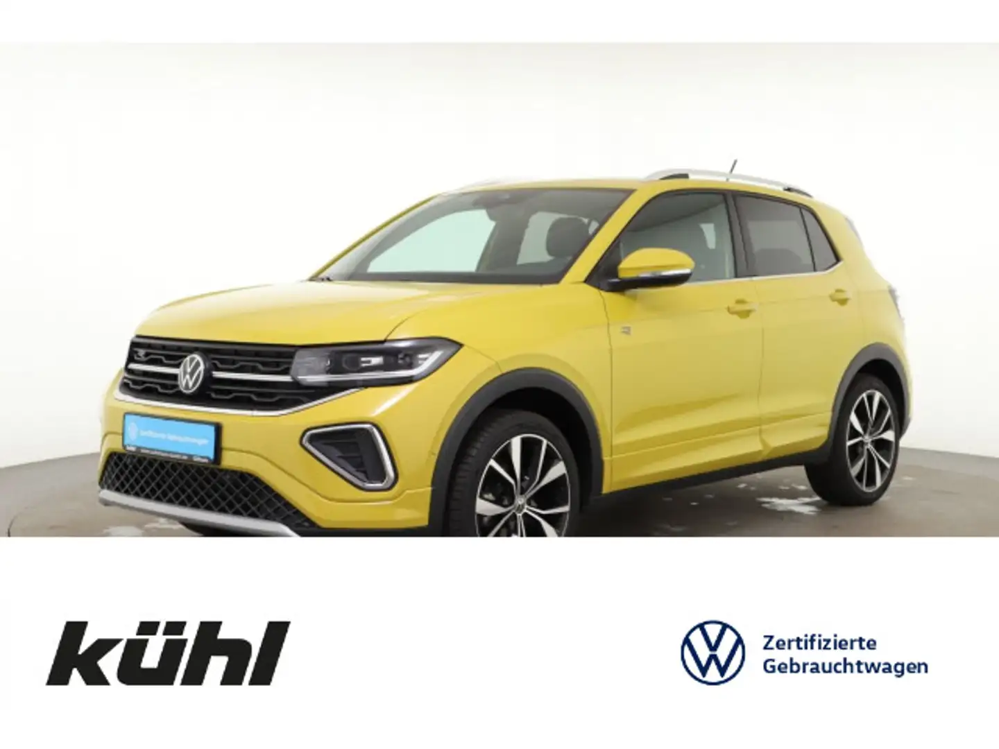 Volkswagen T-Cross 1.5 TSI DSG R-Line IQ.Light ACC Kamera b Gelb - 1