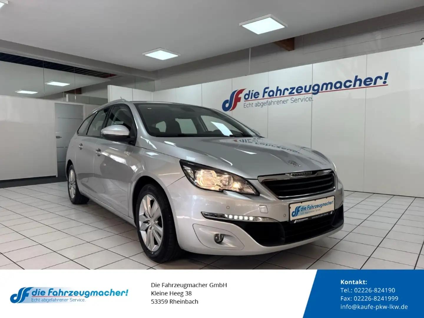 Peugeot 308 SW Business-Line 1.6 BlueHDi 120 FAP 2-Zonen-Klima Grau - 1