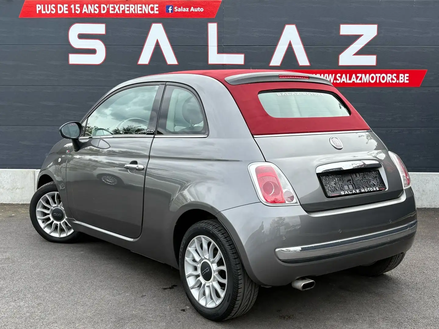 Fiat 500C 0.9 T TwinAir Lounge Stop/GARANTIE/CLIM/ESSENCE Grijs - 2