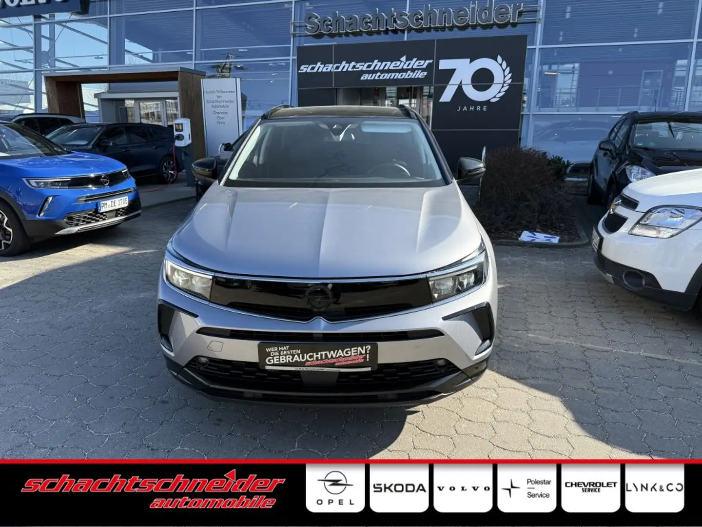 Opel Grandland GS 1.2 Turbo Aut.+Pixel LED+Allwetter Grigio - 1