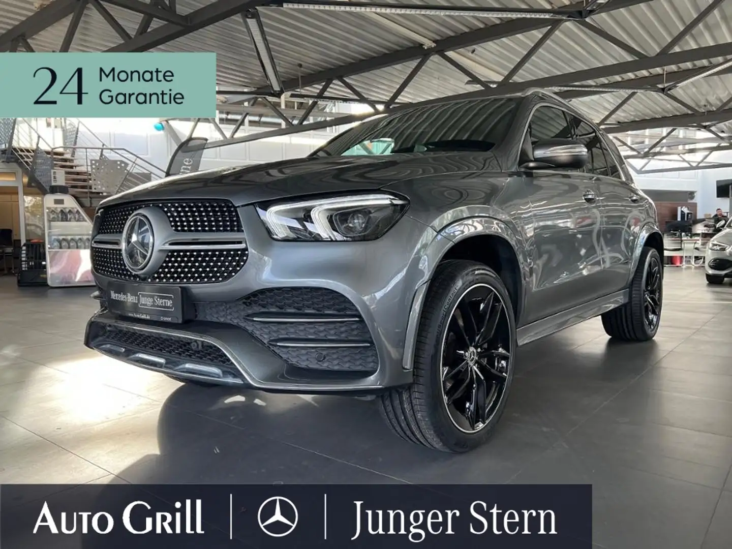 Mercedes-Benz GLE 350 de 4M AMG+MBUX+Ambiente+LED+Wide+AHK+AUT Grigio - 1