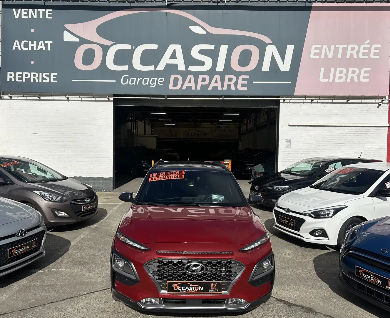 Hyundai KONA 1.6 T-GDi*177CV*4WD*B.AUTO*FULL OPTIONS*Garantie Rouge - 1