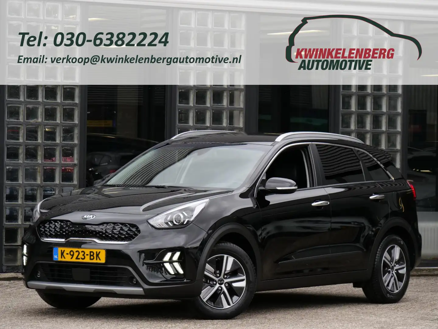 Kia Niro 1.6GDi HYBRID DYNAMICLINE/ NL-AUTO 1STE EIGENAAR Schwarz - 1