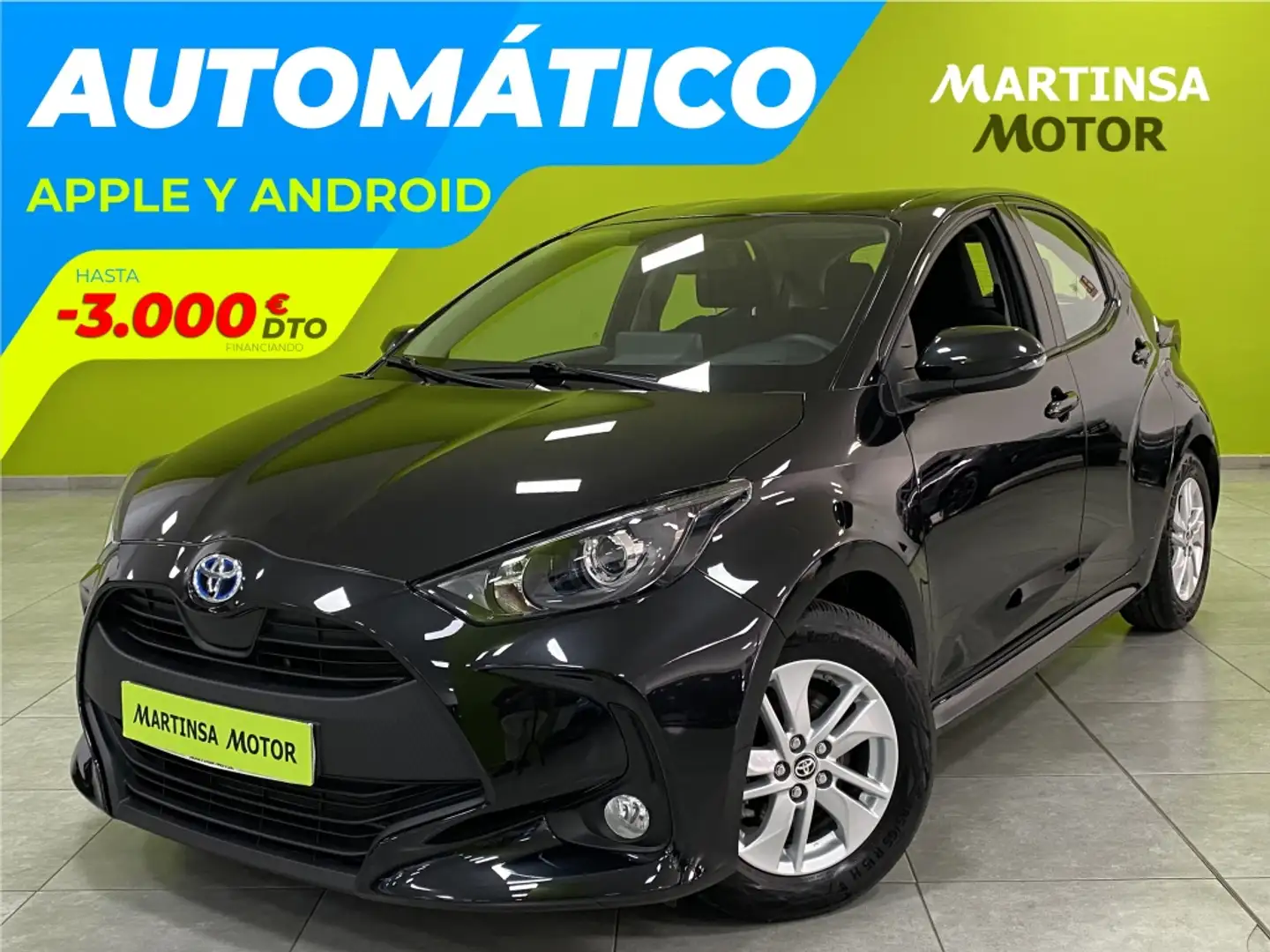 Toyota Yaris 120H 1.5 Business Plus Negro - 1