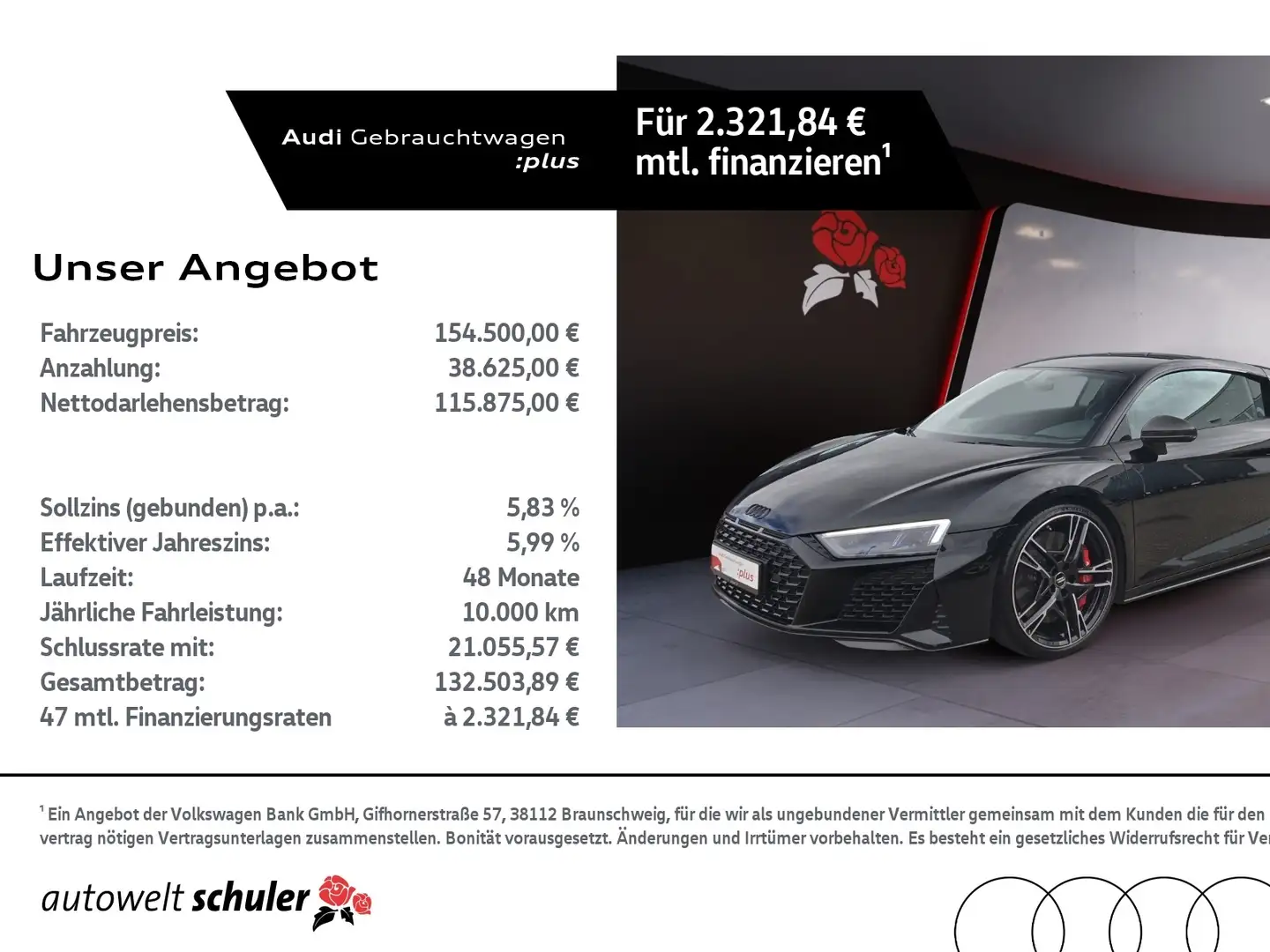 Audi R8 Coupe 5.2 FSI quattro perf. *CARBON* B&O RFK Schwarz - 1