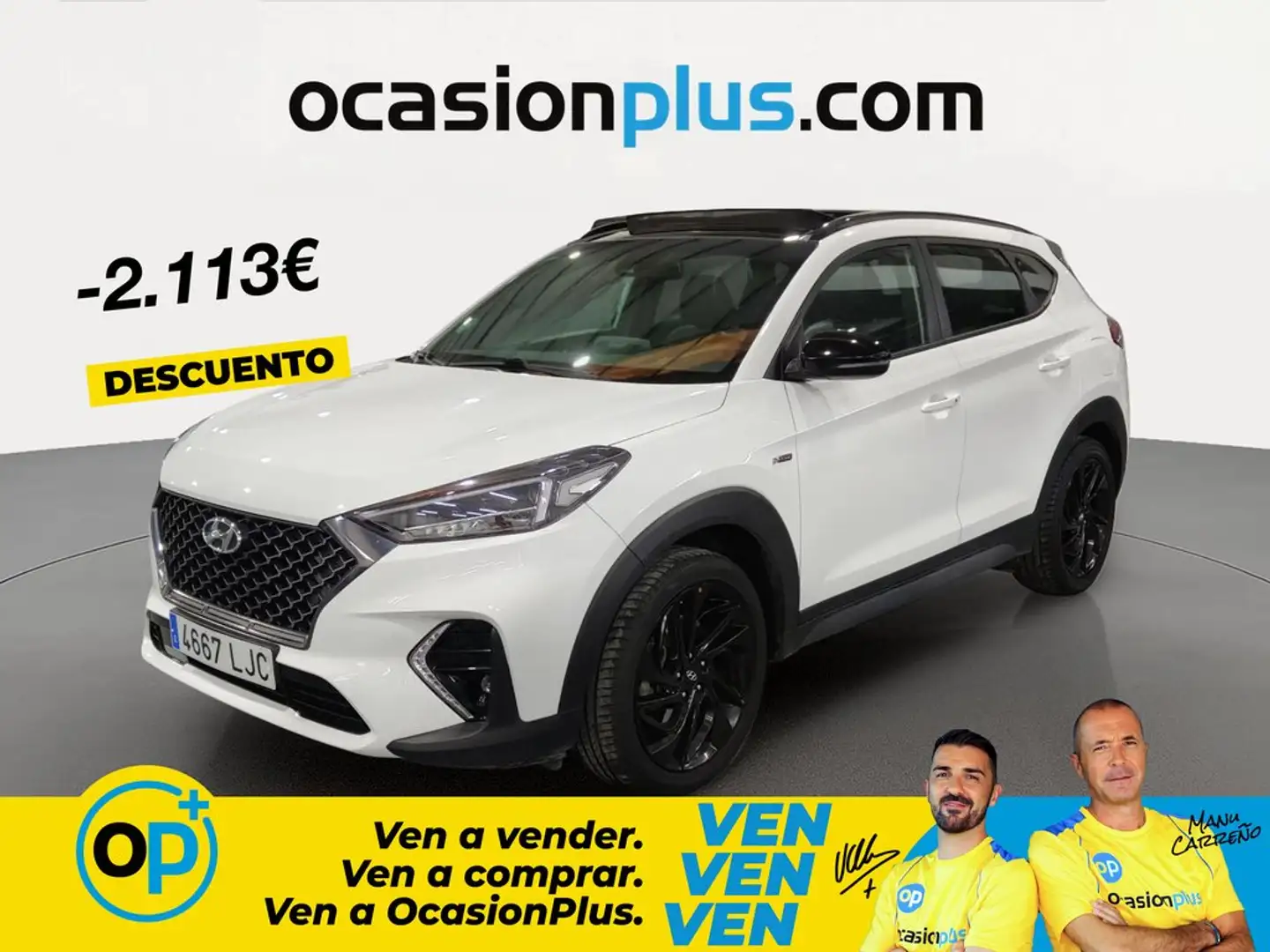 Hyundai TUCSON 1.6CRDI 48V NLine X 4x2 DT Blanco - 1