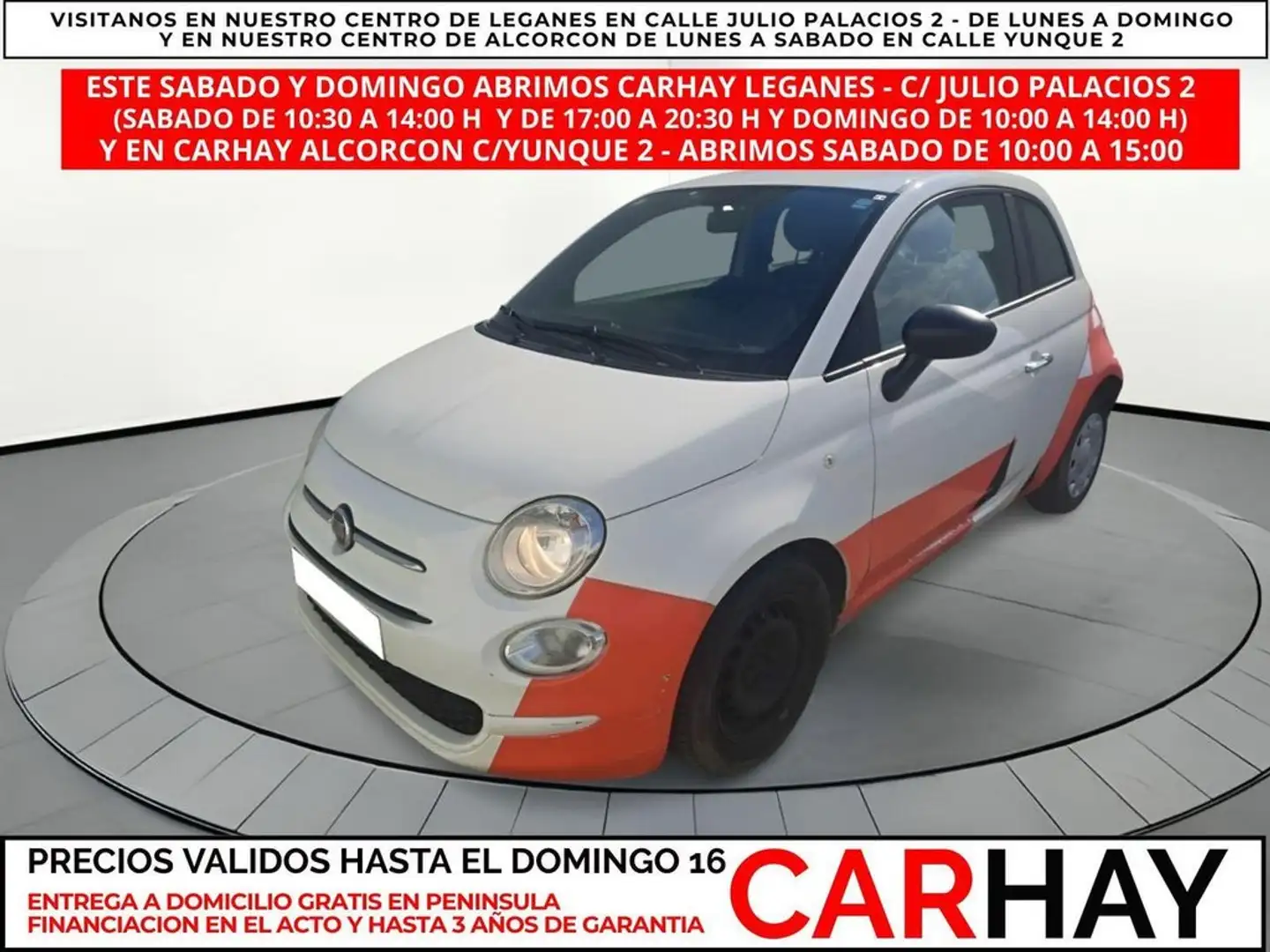 Fiat 500 1.0 6V GSE 52KW (70 CV) Blanc - 1