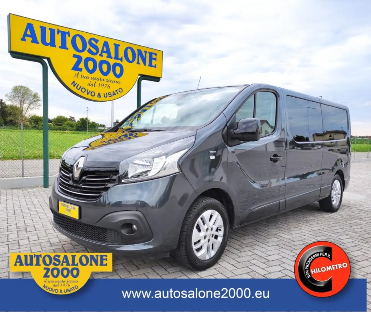 Renault Trafic T29 1.6 dCi 125CV PL-TN Spaceclass PREZZO REALE Gris - 1