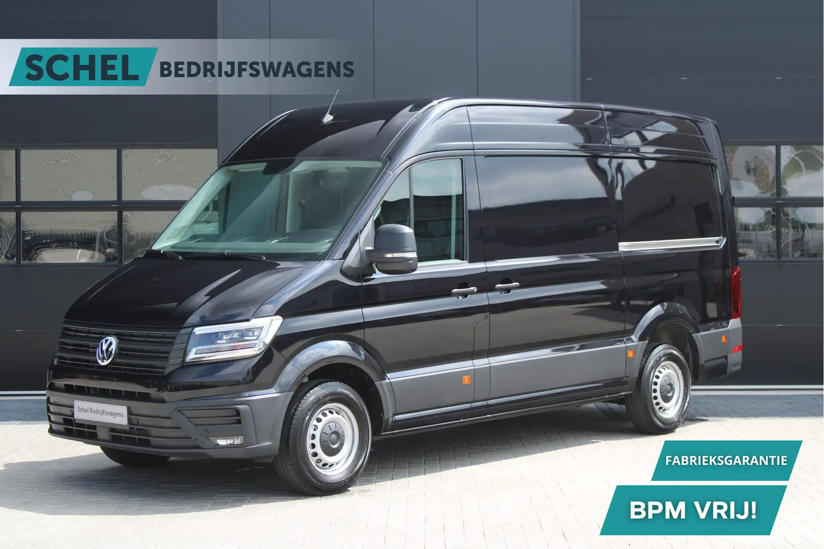 Volkswagen Crafter 35 2.0 TDI L3H3 177pk - 2x Schuifdeur - LED - Trek Zwart - 1
