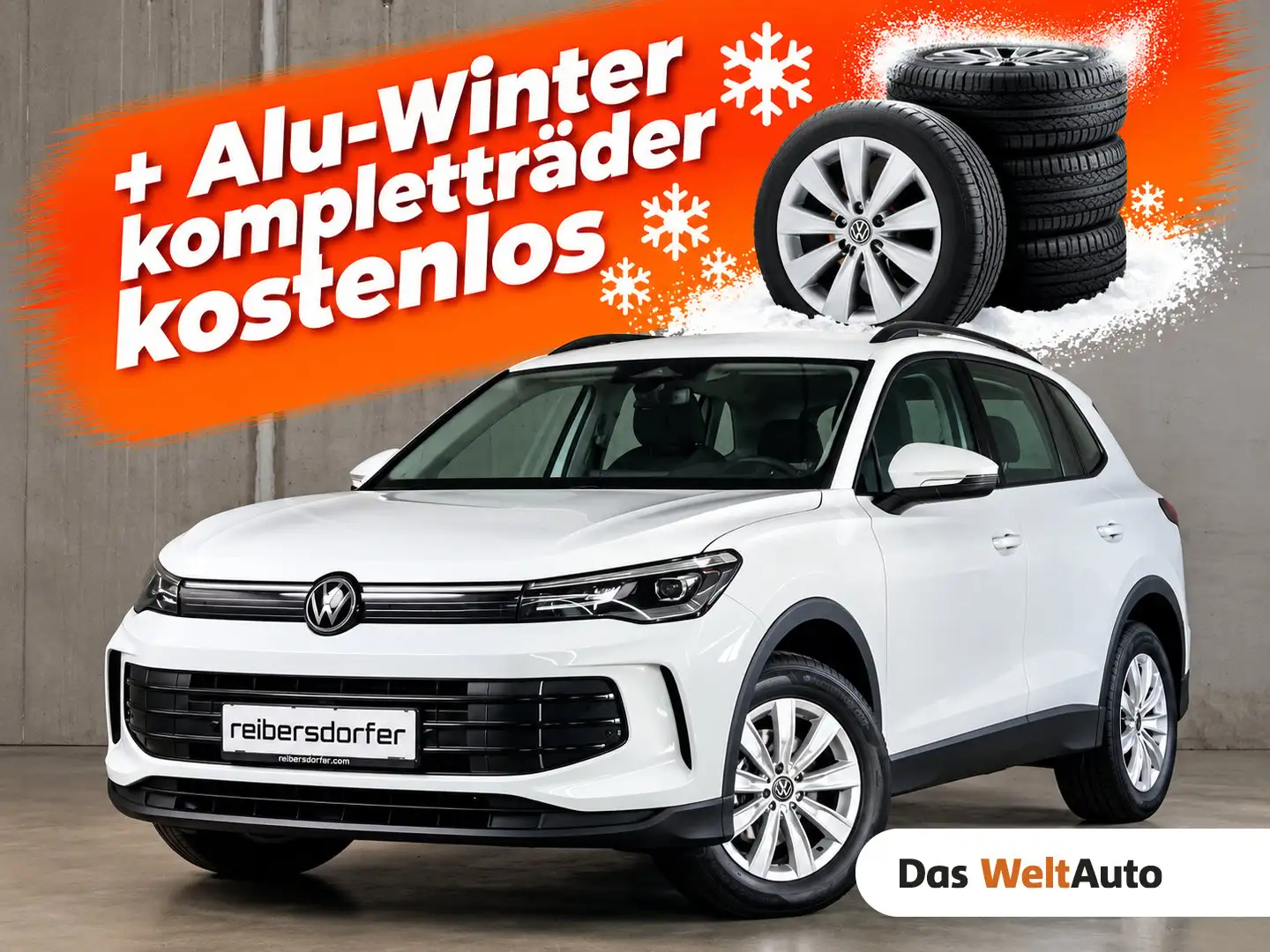 Volkswagen Tiguan 4Me eTSI DSG Weiß - 1