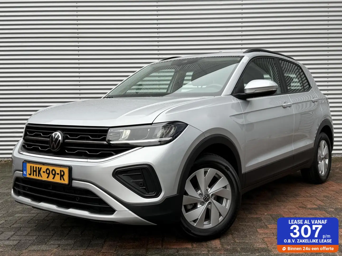 Volkswagen T-Cross 1.0 TSI Editon Cruise Led Carplay Pdc 24 Eerste Ei Grijs - 1