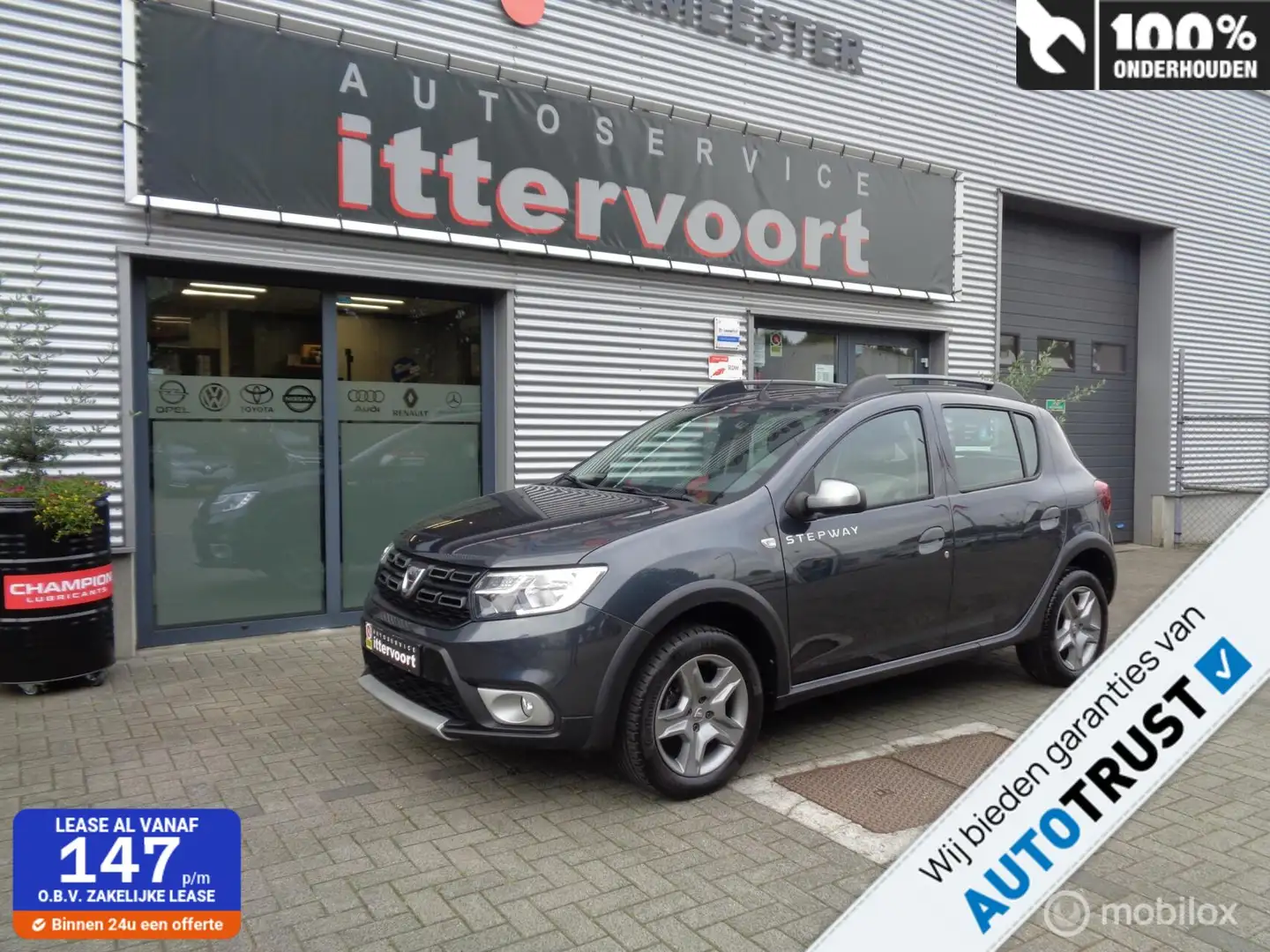 Dacia Sandero Stepway Fase II 0.9 TCe 90 Grijs - 1
