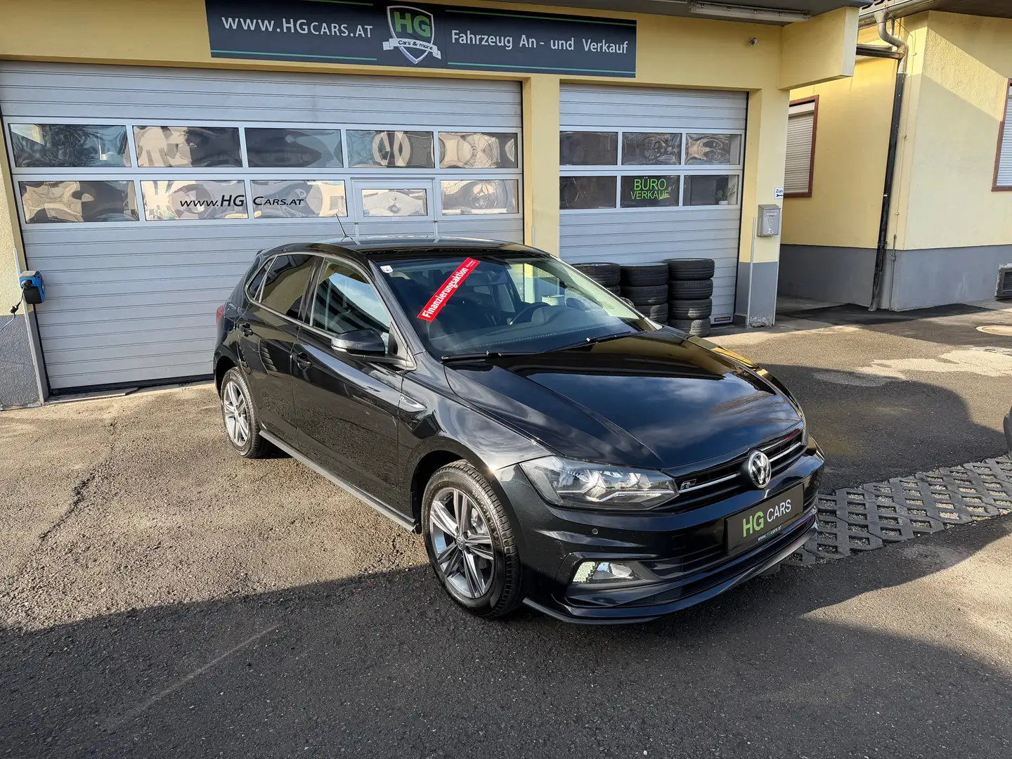 Volkswagen Polo 1,0 TSI R-Line*ACC*PDC*Sitzheizung*CarPlay* Schwarz - 1